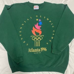 1996 Olympics Atlanta Sweatshirt L Vintage.
